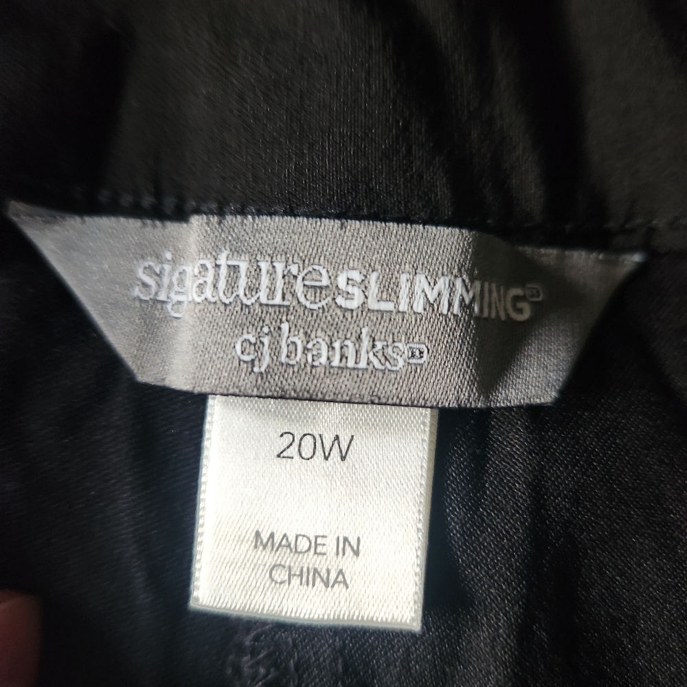 CJ Banks Black Signature Slimming Pants Size 20W - Picture 4 of 4